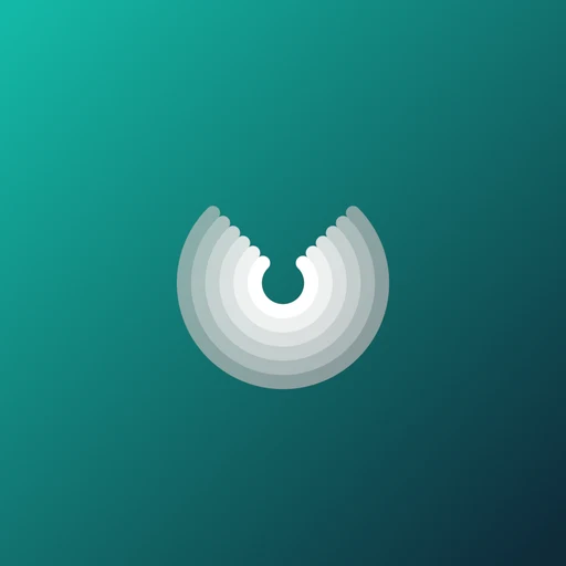 The OPPI app icon: the rings mark in white on a deep teal field.
